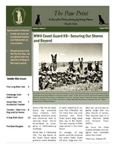 the paw print newsletter - August 2022