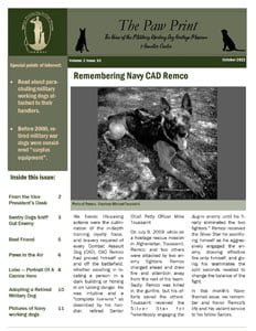 the paw print newsletter - October 2022