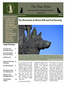 the paw print newsletter - may 2022