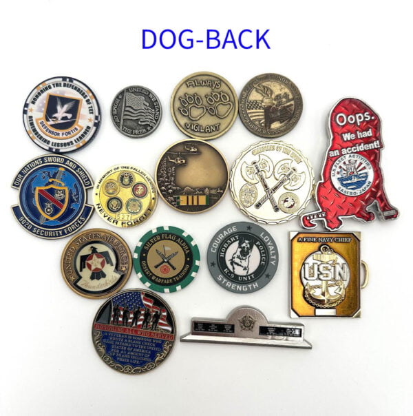 Dog coins - back
