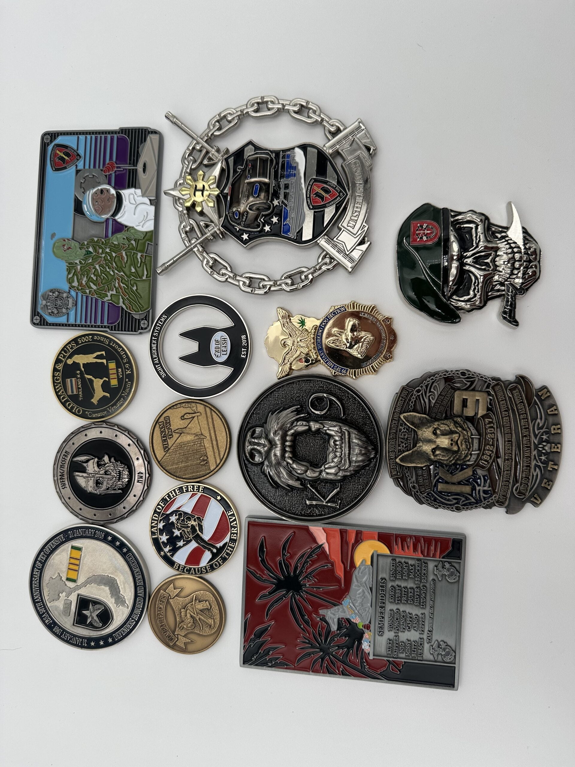 challenge coins - first place winner