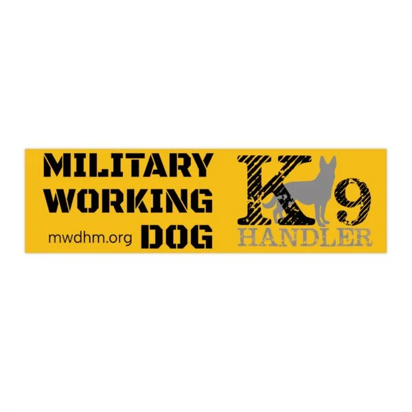 K9 Handler Bumper Stickers