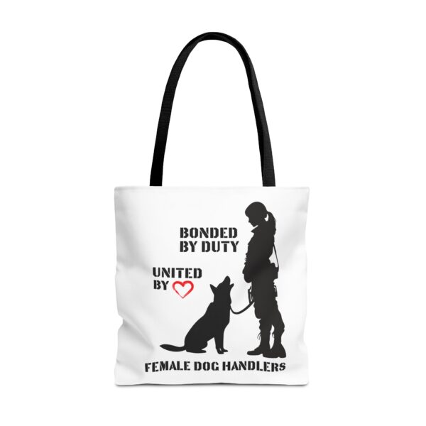 Bonded by Duty - United by Love Tote Bag (2-sizes) - Image 3