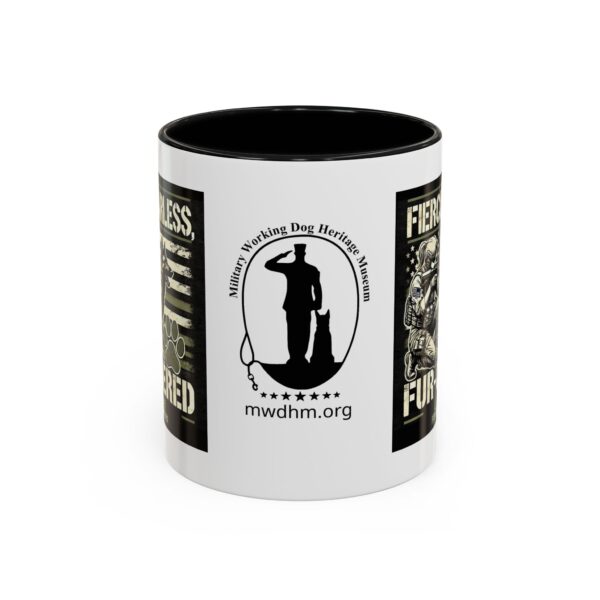 Fierce, Fearless, and Fur Covered Mug 11oz 15oz - Image 2