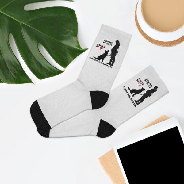 Bonded by Duty - United in Love Recycled Poly Socks - Image 4