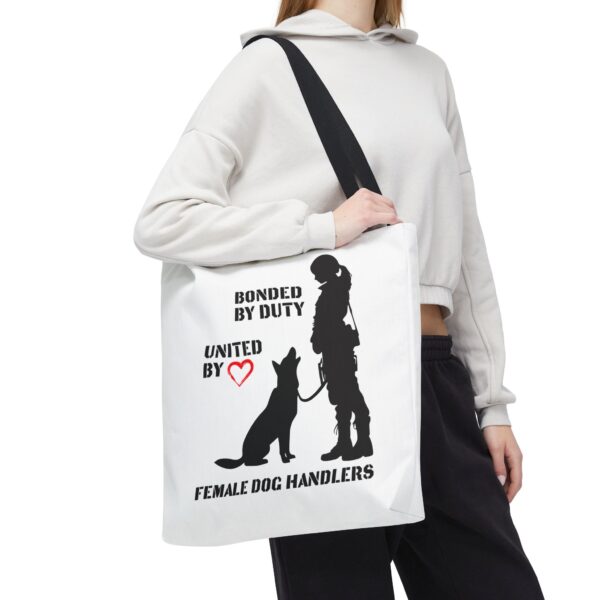 Bonded by Duty - United by Love Tote Bag (2-sizes) - Image 4