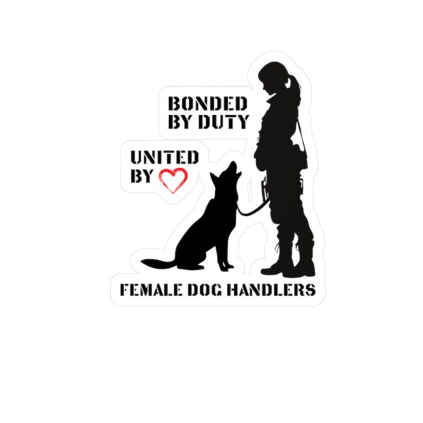 Bonded by Duty  Vinyl Decals - Image 2